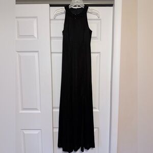 Alex Evenings Elegant Black Shimmering Evening Gown - Size 4P